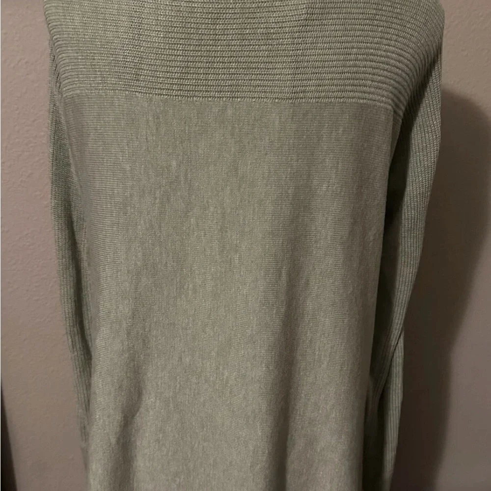 Lululemon Cashlu Knit Wrap Cardigan Heathered Rosemary Green M/L - Picture 4 of 8